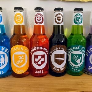 Handmade Call of Duty Perk Bottles Set of 6